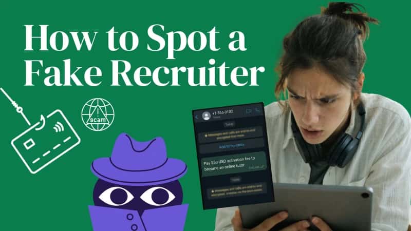 Want to Become an Online Tutor? How to Spot Fake Recruiters